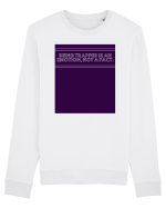 being trapped is an emotion not a fact4 Bluză mânecă lungă Unisex Rise