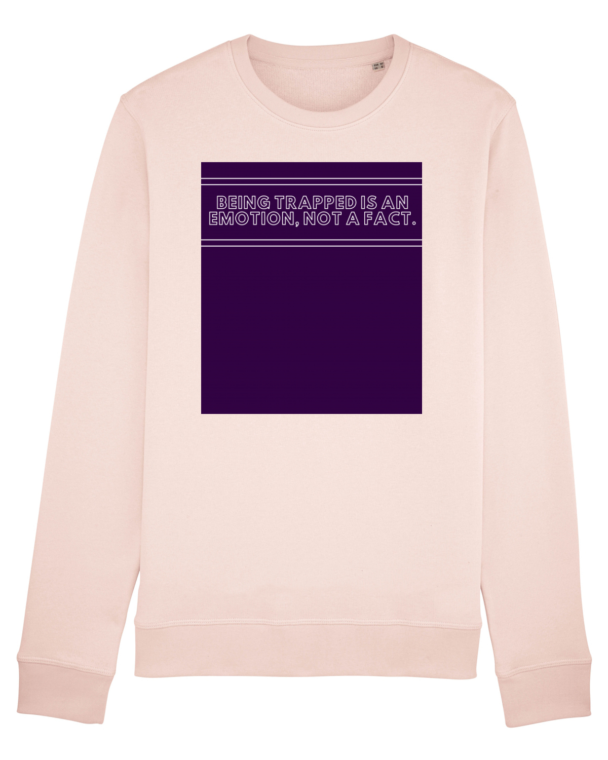 Bluză mânecă lungă Unisex Rise Candy Pink