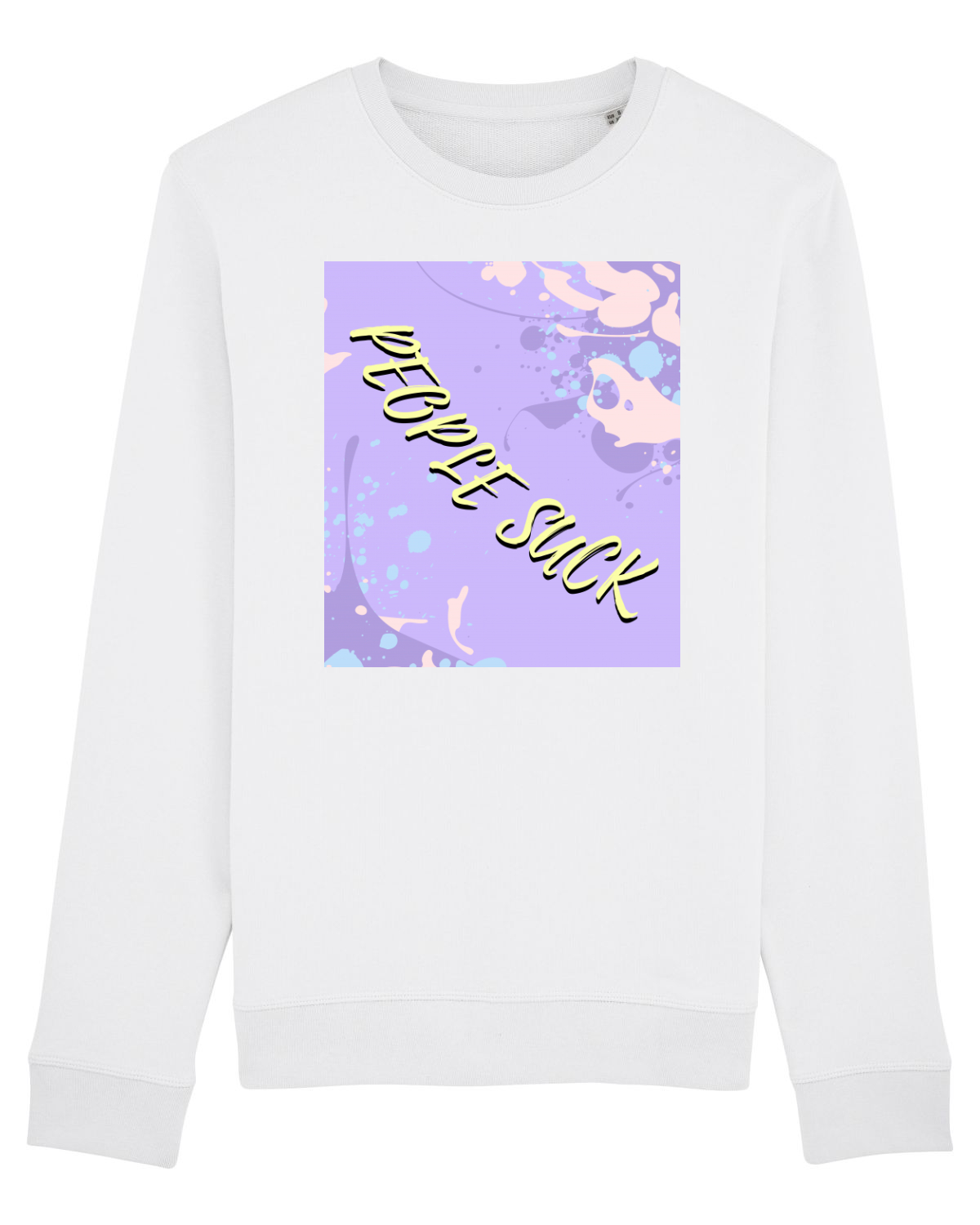 Bluză mânecă lungă Unisex Rise White