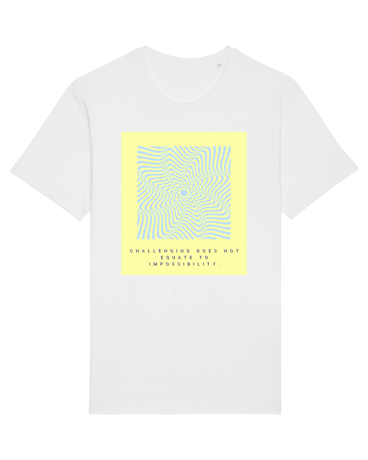 Tricou mânecă scurtă Unisex Rocker White