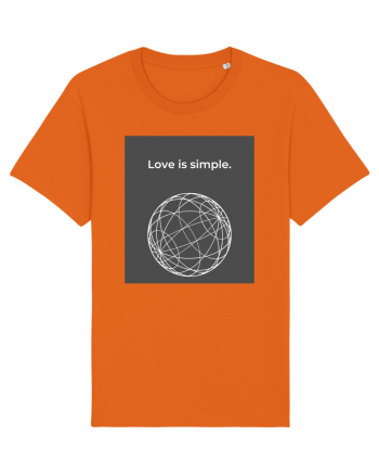 love is simple3 Bright Orange