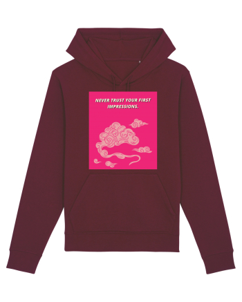 never trust your first impressions4 Burgundy