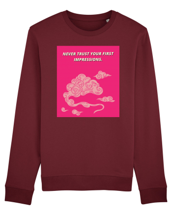 never trust your first impressions4 Burgundy