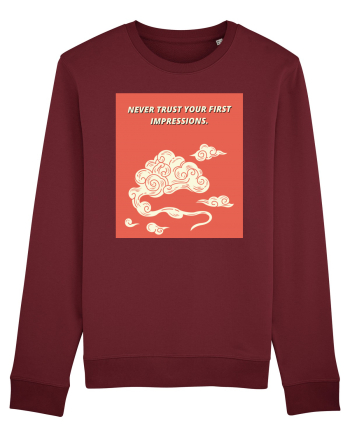 never trust your first impressions5 Burgundy