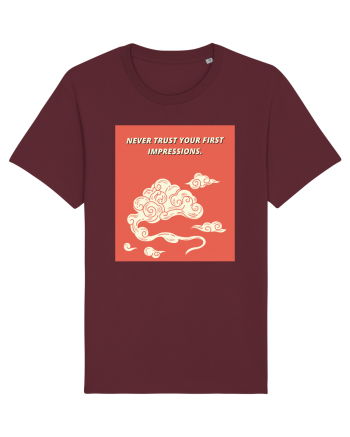 never trust your first impressions5 Burgundy
