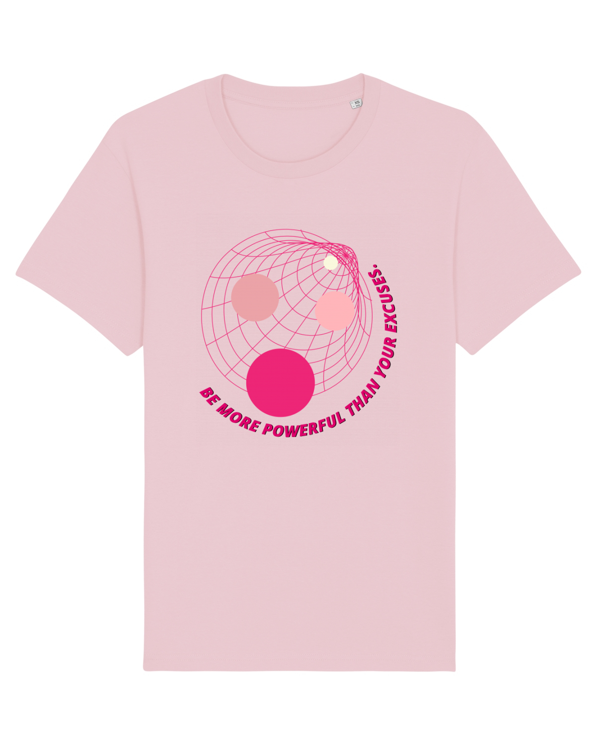 Tricou mânecă scurtă Unisex Rocker Cotton Pink