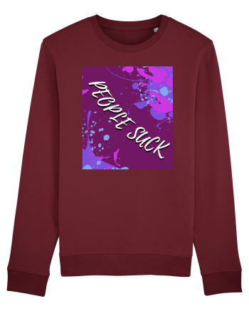 people suck3 Burgundy