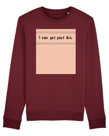 i can get past this2 Burgundy