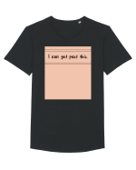 i can get past this2 Tricou mânecă scurtă guler larg Bărbat Skater