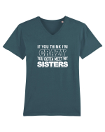 Crazy Sister Tricou mânecă scurtă guler V Bărbat Presenter
