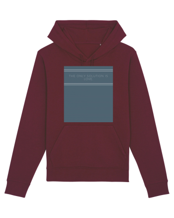 the only solution is love Burgundy