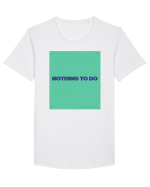 nothing to do4 Tricou mânecă scurtă guler larg Bărbat Skater