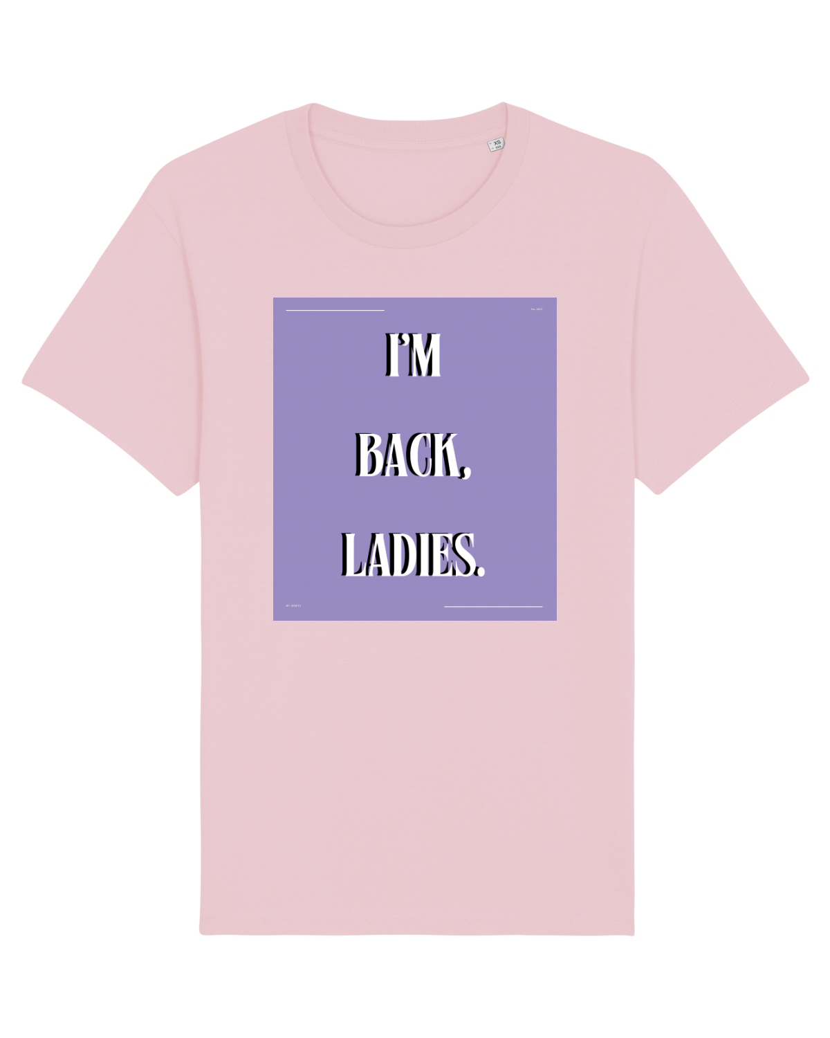 Tricou mânecă scurtă Unisex Rocker Cotton Pink