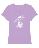 Send a raven Tricou mânecă scurtă guler larg fitted Damă Expresser