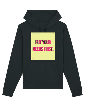 put your needs first6 Black