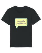not everything you think is true5 Tricou mânecă scurtă Unisex Rocker