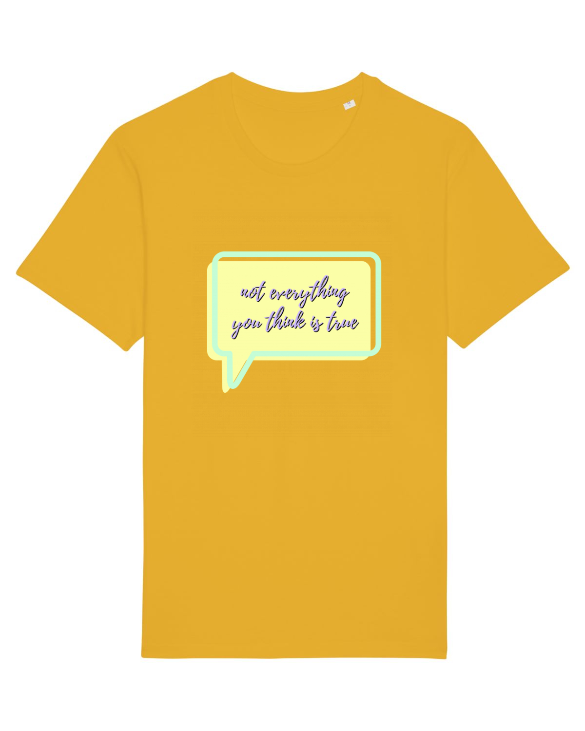 Tricou mânecă scurtă Unisex Rocker Spectra Yellow