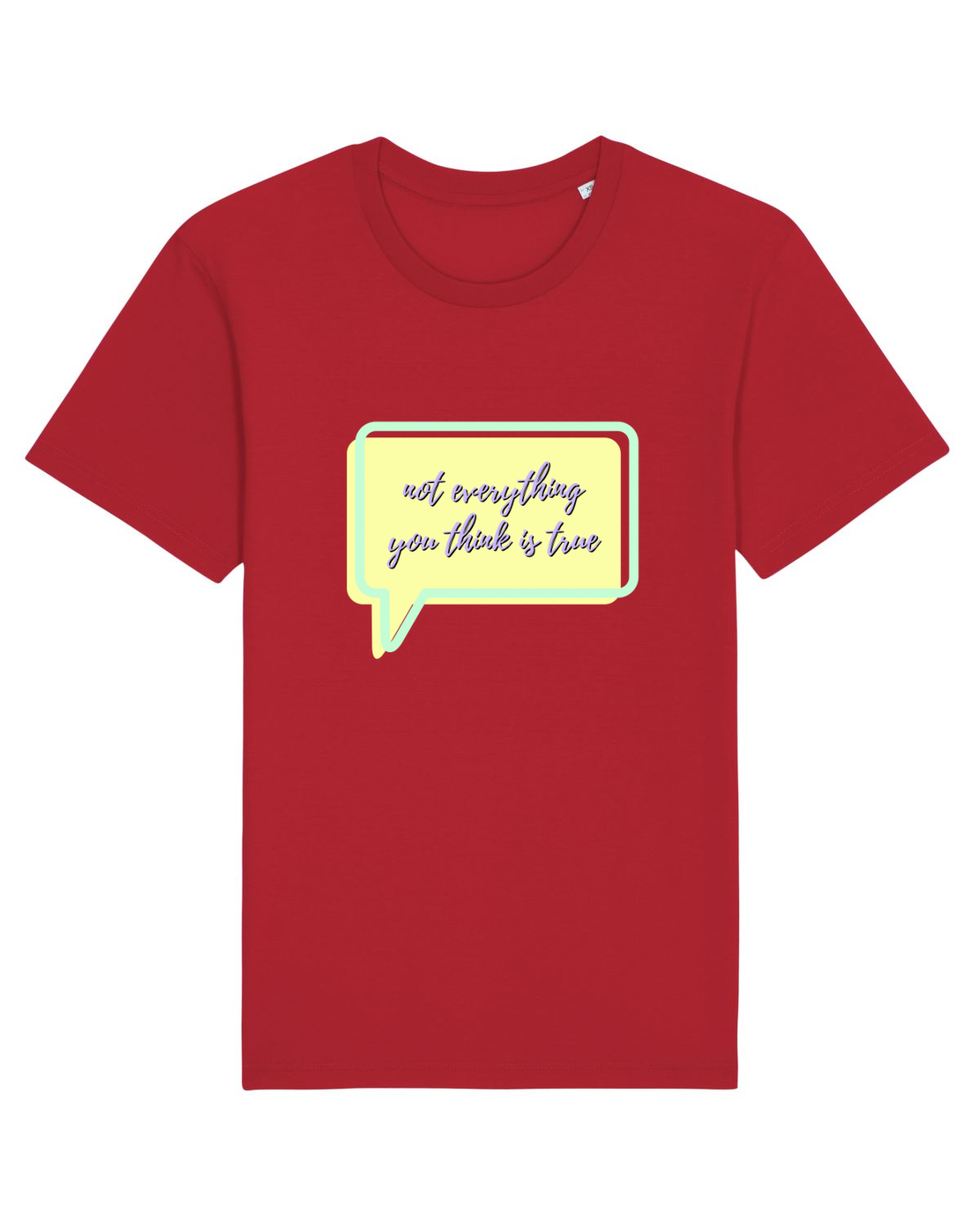 Tricou mânecă scurtă Unisex Rocker Red