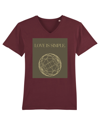love is simple4 Burgundy