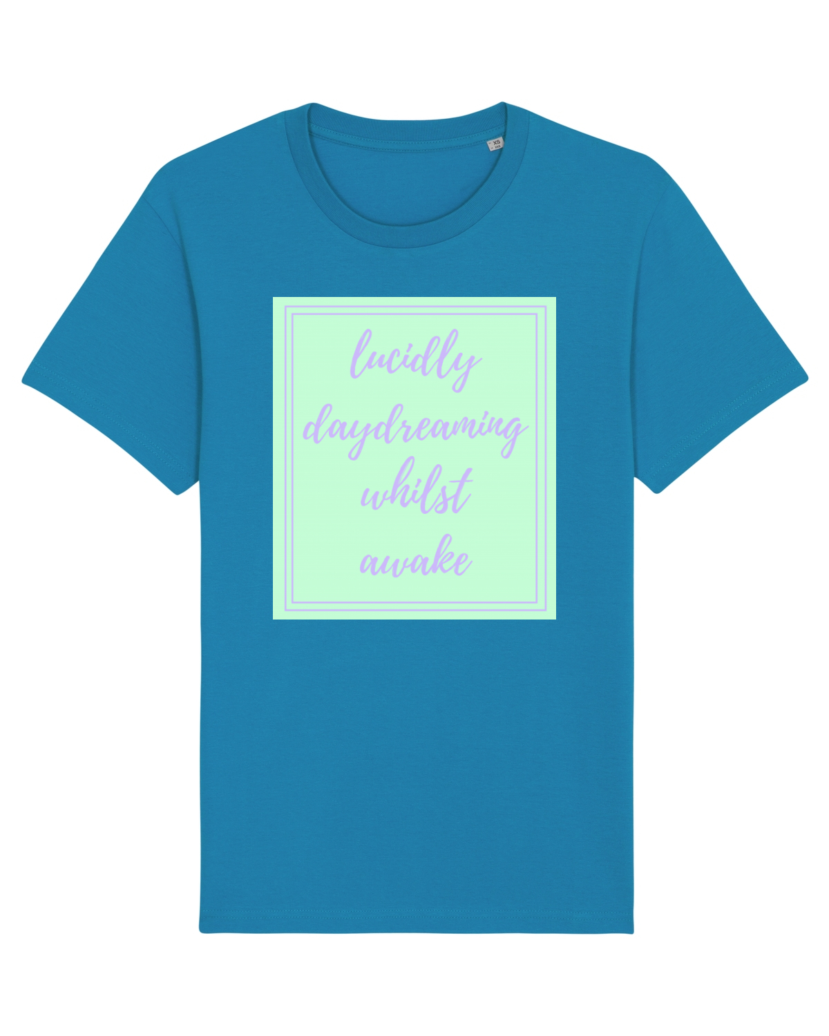 Tricou mânecă scurtă Unisex Rocker Azur
