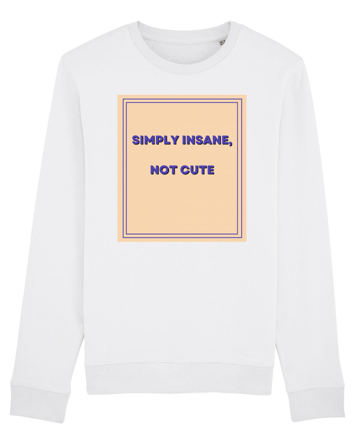 Bluză mânecă lungă Unisex Rise White