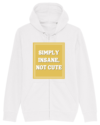 simply insane not cute8 White