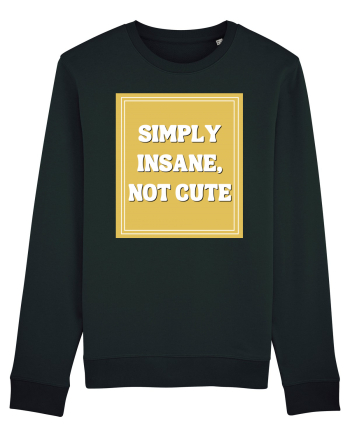 simply insane not cute8 Black