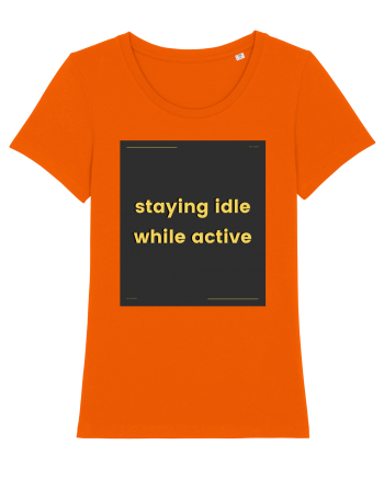 staying idle while active3 Bright Orange