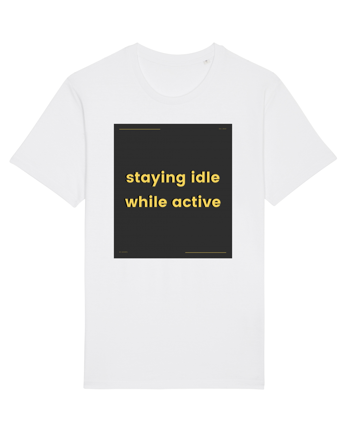 Tricou mânecă scurtă Unisex Rocker White
