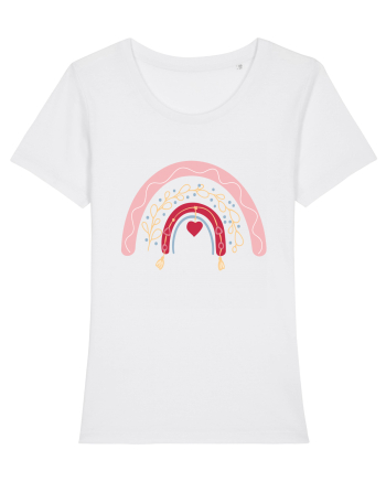 Valentine Rainbow  White