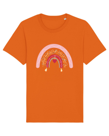 Valentine Rainbow  Bright Orange