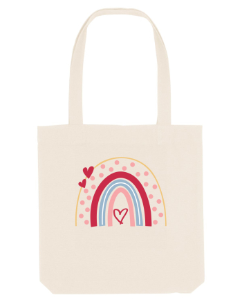 Valentine Rainbow Dots Natural