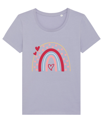 Valentine Rainbow Dots Lavender