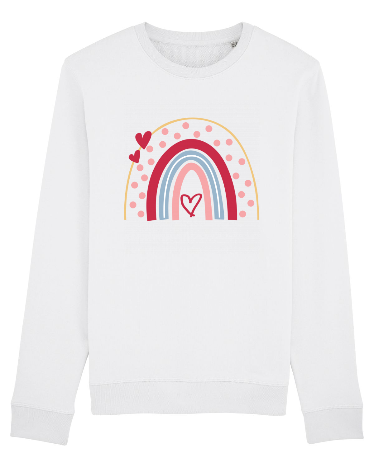 Bluză mânecă lungă Unisex Rise White