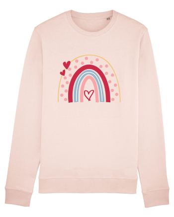Valentine Rainbow Dots Candy Pink