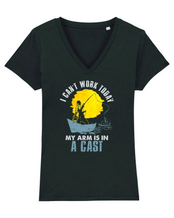I can't work today Black