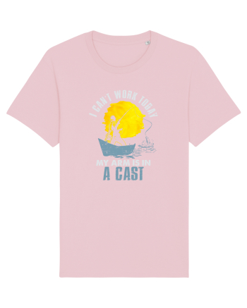 I can't work today Cotton Pink