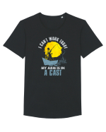 I can't work today Tricou mânecă scurtă guler larg Bărbat Skater