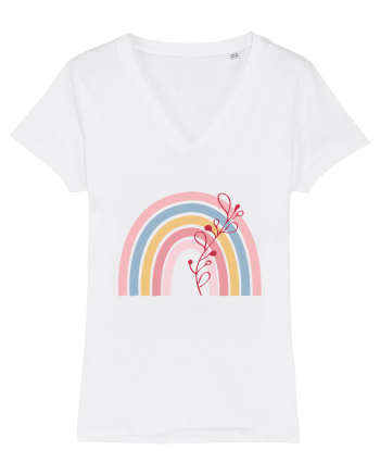 Valentine Rainbow  White