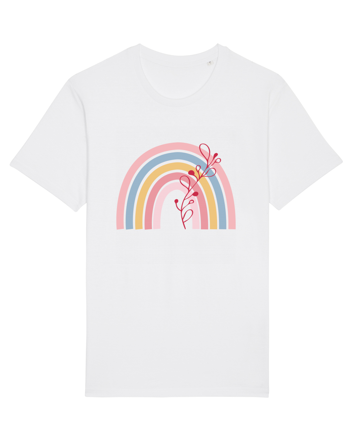 Tricou mânecă scurtă Unisex Rocker White