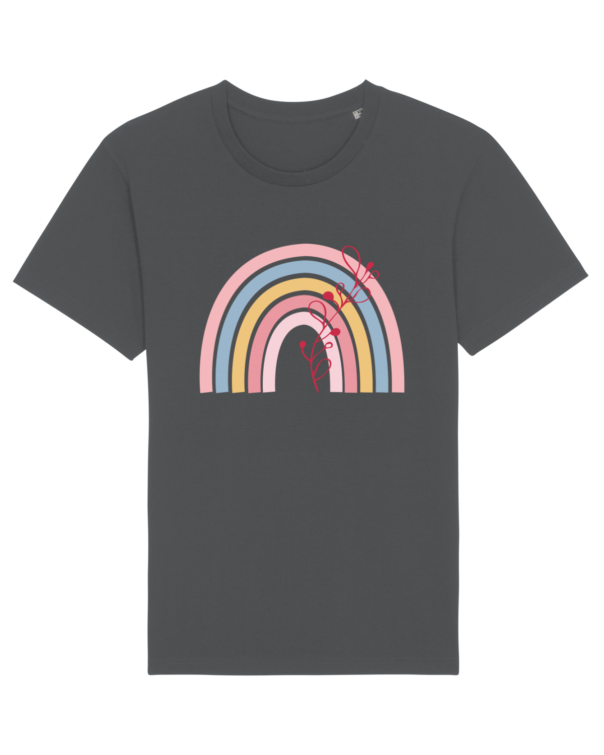 Tricou mânecă scurtă Unisex Rocker Anthracite