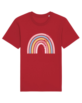 Valentine Rainbow  Red