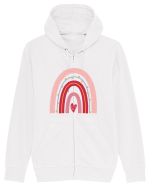 Valentine Rainbow  Hanorac cu fermoar Unisex Connector
