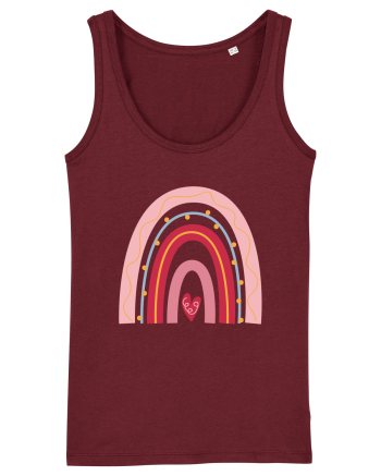 Valentine Rainbow  Burgundy