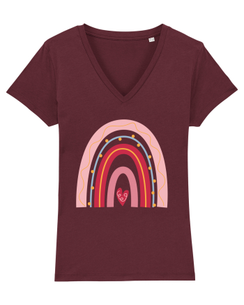Valentine Rainbow  Burgundy