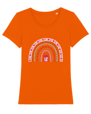 Valentine Rainbow Love Bright Orange