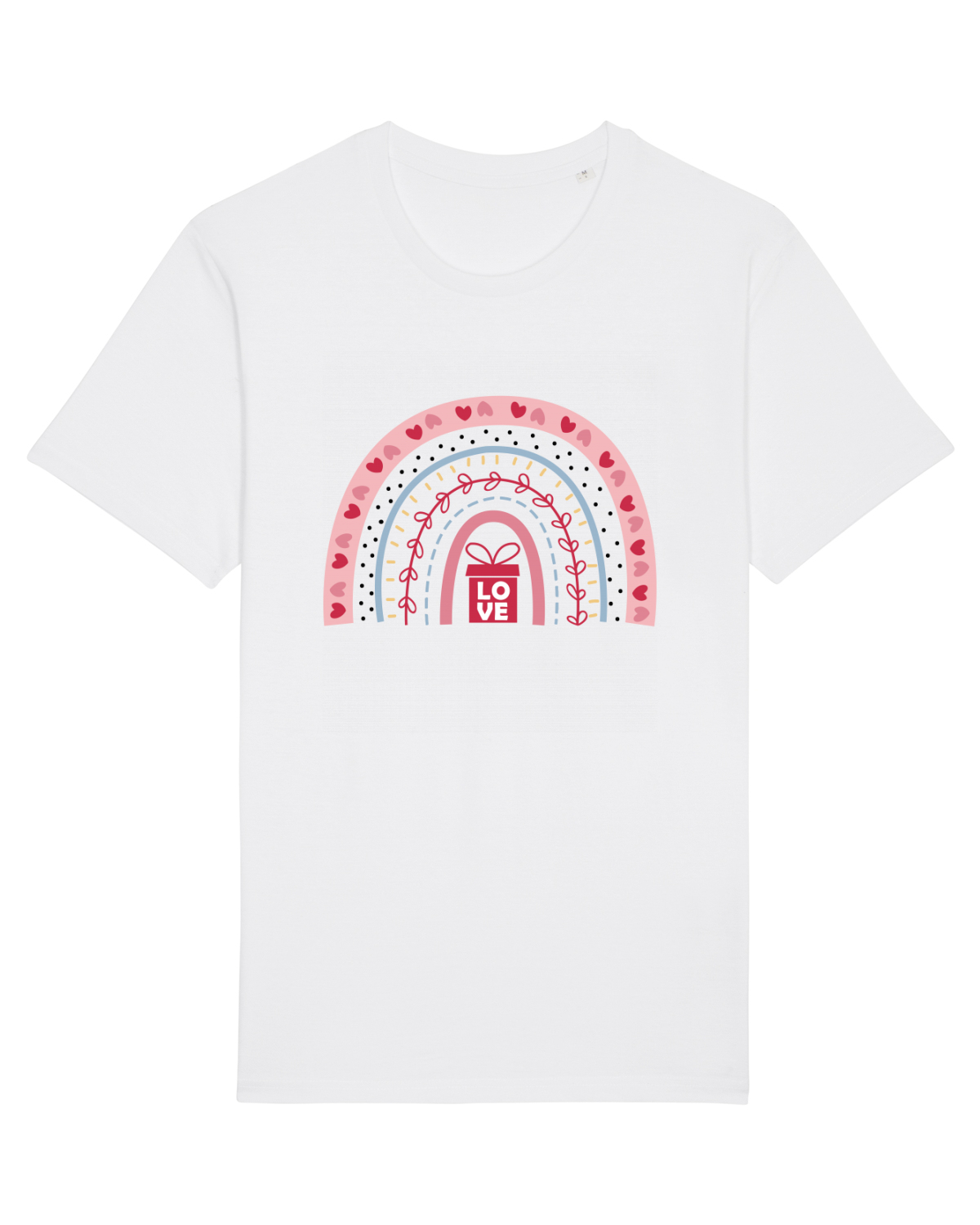 Tricou mânecă scurtă Unisex Rocker White