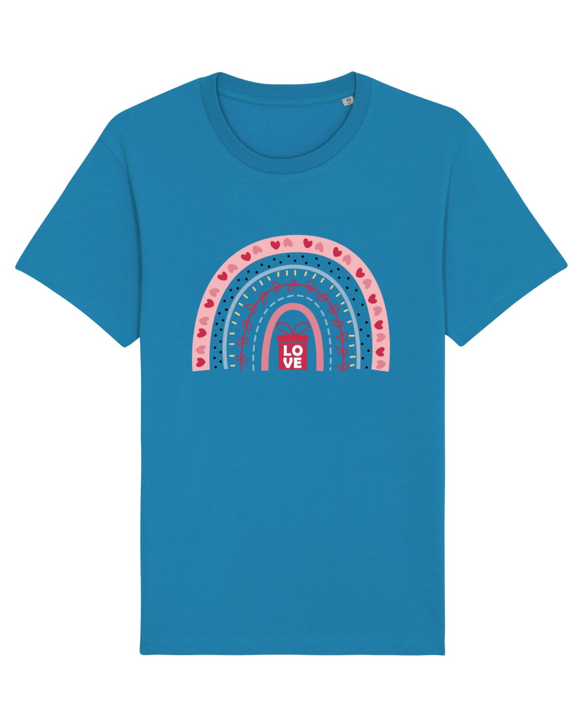 Tricou mânecă scurtă Unisex Rocker Azur
