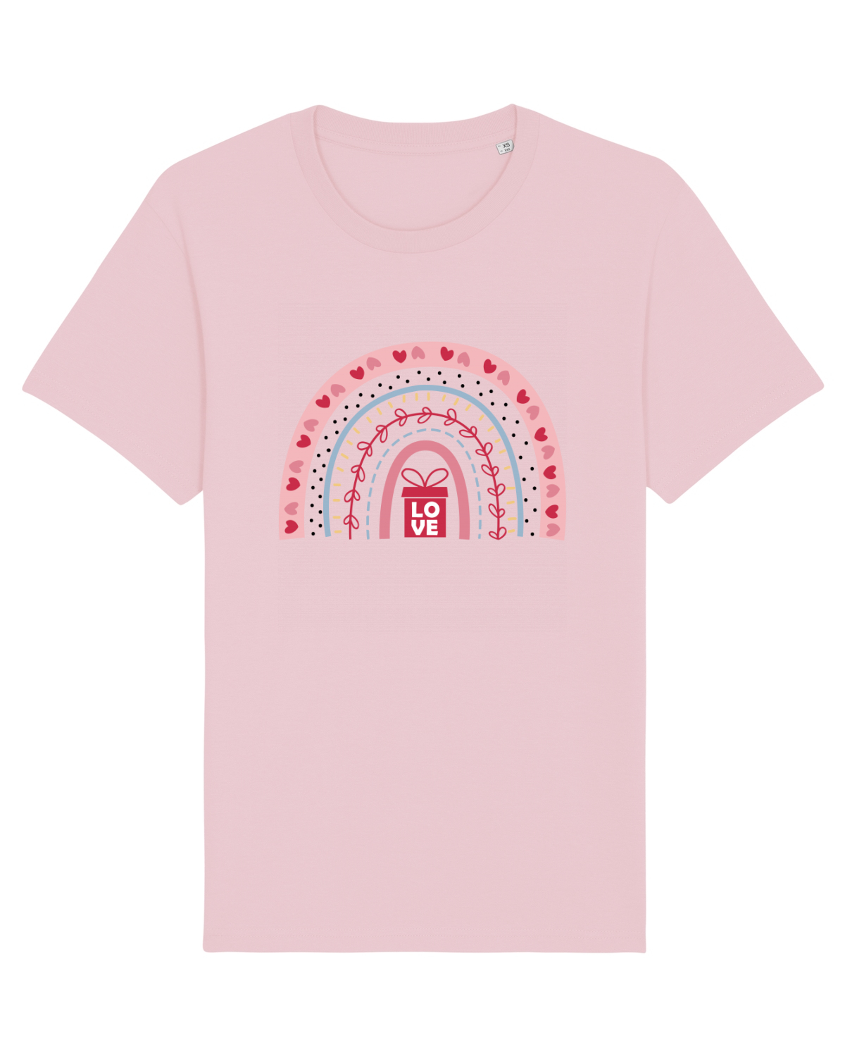 Tricou mânecă scurtă Unisex Rocker Cotton Pink