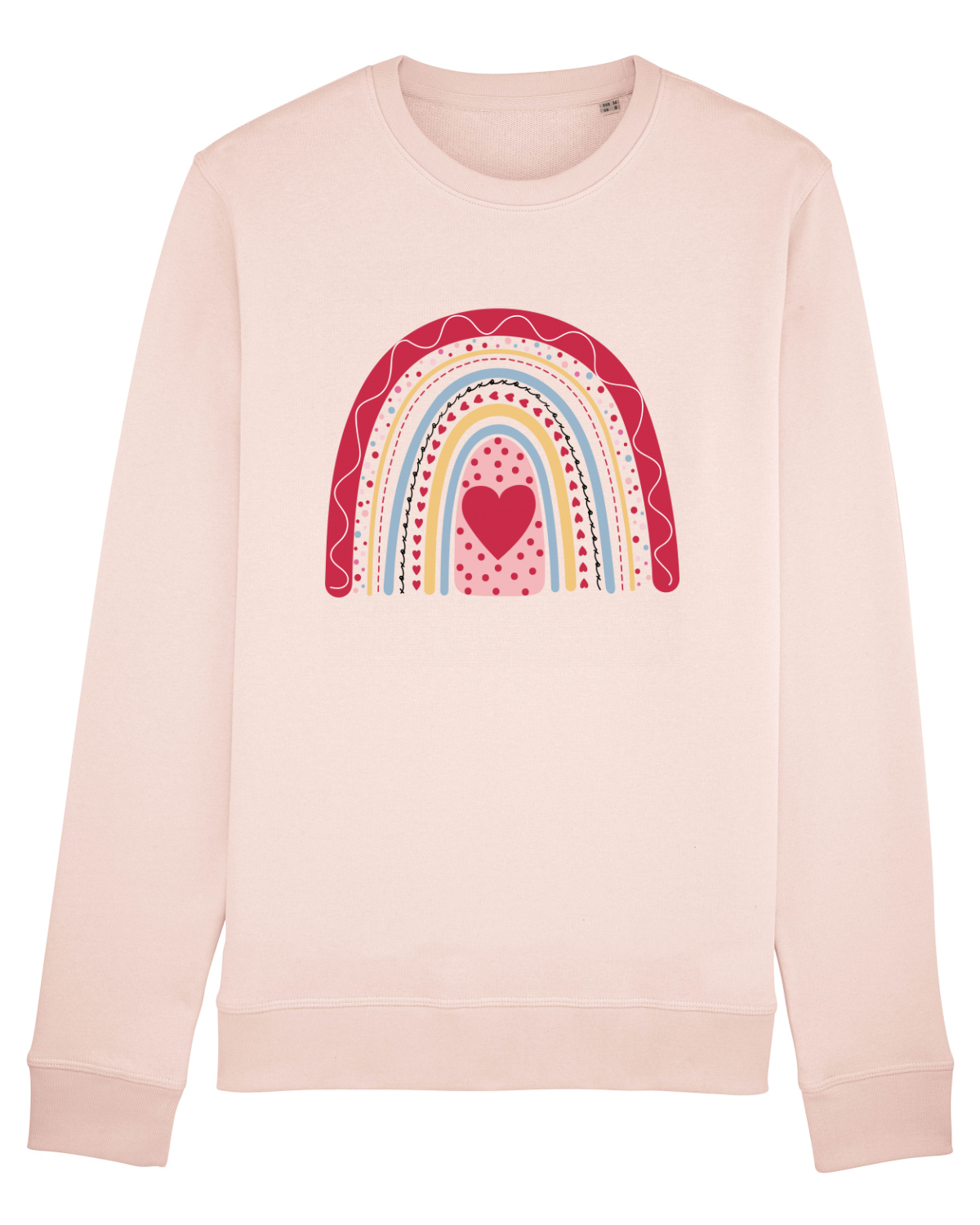 Bluză mânecă lungă Unisex Rise Candy Pink